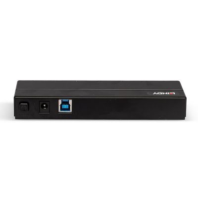 4. Lindy 43228 huby i koncentratory USB 3.2 Gen 1 (3.1 Gen 1) Type-A 5000 Mbit/s Czarny