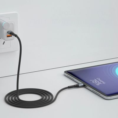 3. Kabel 3mk Hyper Cable N-SERIES USB-C / MicroUSB 3m QC 3.0 5V/2A 10W - czarny