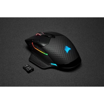 20. Bezprzewodowa mysz do gier Corsair Dark Core RGB PRO - czarna
