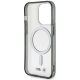 7. Etui BMW Silver Ring MagSafe na iPhone 14 Pro - przezroczyste