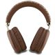 3. Słuchawki nauszne Bluetooth Guess GCube Metallic Script Logo - brązowe