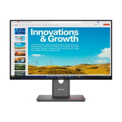 12. Lenovo ThinkVision P24QD-40 LED display 60,5 cm (23.8") 2560 x 1440 px Quad HD LCD Czarny