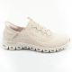 Skechers Glide-Step buty damskie sneakersy wygodne ecru Slip-ins