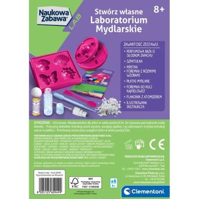 3. Zestaw Clementoni - Laboratorium mydlarskie