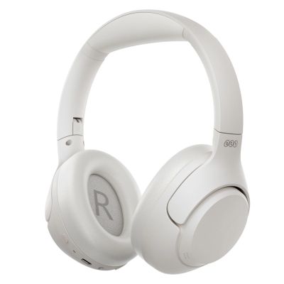 2. Słuchawki nauszne QCY H3 z ANC Bluetooth 5.4 Hi-Res Audio - białe