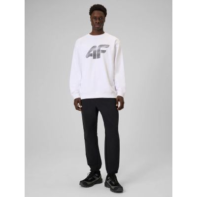 5. Bluza dresowa nierozpinana bez kaptura męska 4F 4FRAW25TSWSM2493-10S