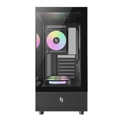 6. GameMax NEX C51 BK zabezpieczenia & uchwyty komputerów Czarny