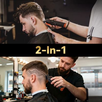 9. Maszynka do strzyżenia MAXGROOM WF-3908 wielofunkcyjna z trymerem - czarna