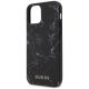 6. Etui Guess Marble na iPhone 12 mini - czarne