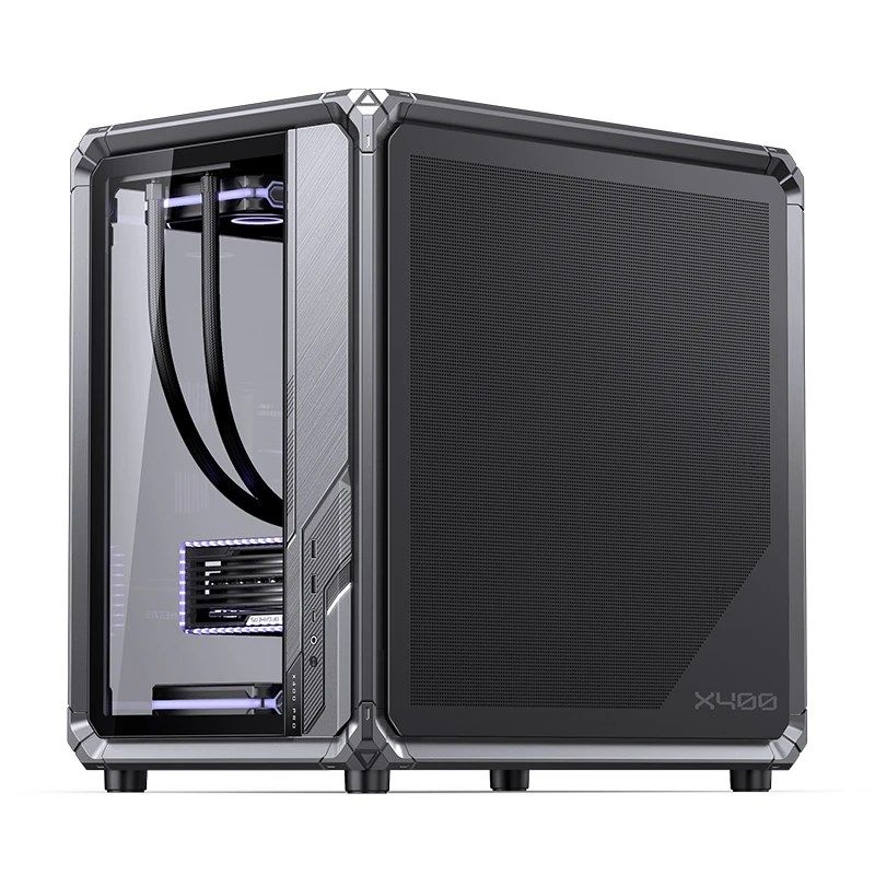 55. Jonsbo X400 Pro PC-Gehäuse, Midi-Tower, ATX, Tempered Glass - grau