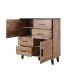 2. Komoda LOTTA 110 2D4S wotan + czarny mat