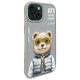 2. Etui Nimmy Cool&Cute 2.0 Bear do iPhone 15 - szare