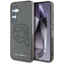 Etui Karl Lagerfeld Rhinestones Karl Head Logo Samsung Galaxy S25 czarny
