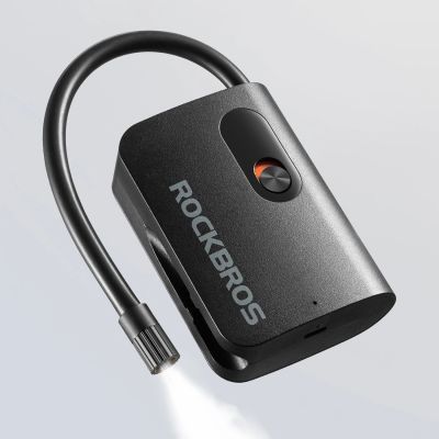 13. Pompka akumulatorowa Rockbros L1 Mini 70 psi kompresor długość węża 200 mm Schrader - czarna