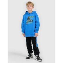 Bluza dresowa loose z kapturem chłopięca 4F 4FJRSS26TSWSM2814-33S