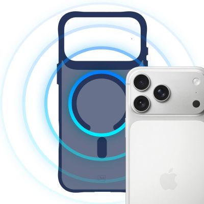 23. Etui 3mk Smoke MagCase na iPhone 17 Pro - niebieskie-półprzezroczyste