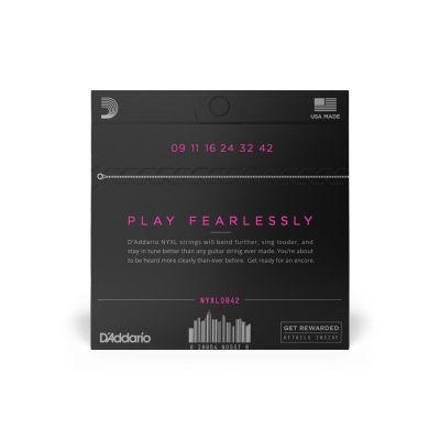 3. Daddario NYXL0942 - Struny do gitary elektrycznej