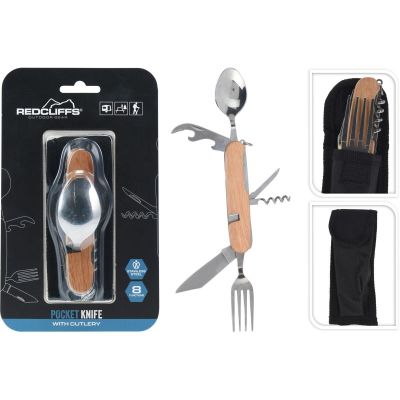 6. ZESTAW SURVIVALOWY TURYSTYCZNY SCYZORYK 8w1 DREWNO