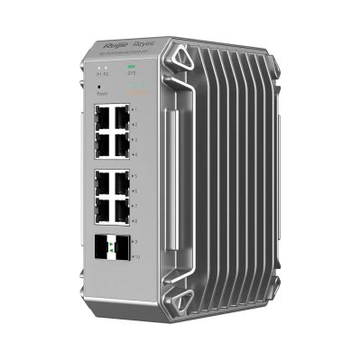 2. Ruijie Networks RG-NIS3100-8GT2SFP-HP przełącznik sieciowy Zarządzany L2 Gigabit Ethernet (10/100/1000) Obsługa PoE Szary
