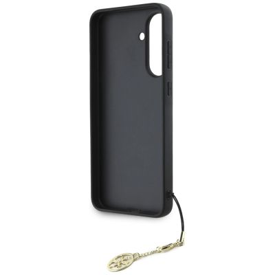 6. Etui Guess 4G Charms Collection na Samsung Galaxy A56 - brązowe