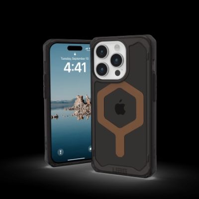 2. Etui UAG Plyo MagSafe do iPhone 15 Pro - czarno-brązowe