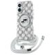 Etui Karl Lagerfeld IML Crossbody Monogram Karl & Choupette Head MagSafe na iPhone 16 - przezroczyste