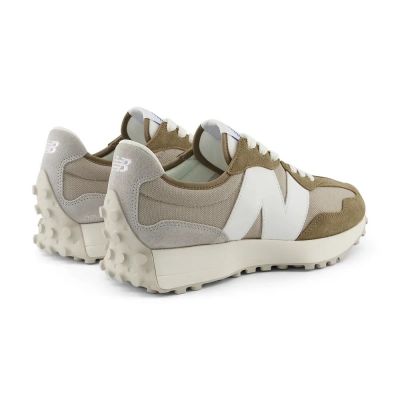 4. Sneakersy damskie/męskie New Balance 327 buty sportowe zamszowe brązowe (U327CH)