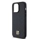 6. Etui DKNY Leather Pattern Metal Logo MagSafe na iPhone 13 Pro / 13 - czarne
