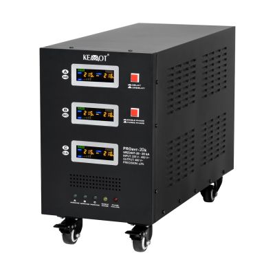 Automatyczny trójfazowy stabilizator napięcia  KEMOT PROavr-20k