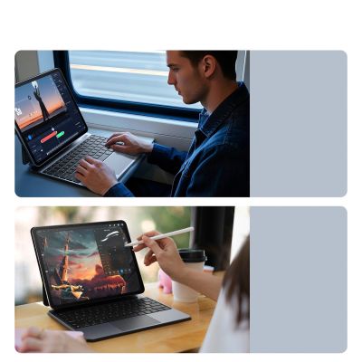 7. Etui z klawiaturą Dux Ducis (MK series) na iPad Pro 13" (2024) - czarne
