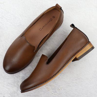 4. Półbuty damskie lordsy brązowe Potocki 19337