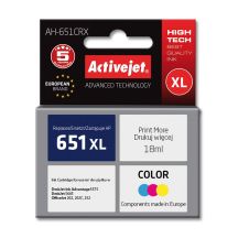 Activejet AH-651CRX Tusz (zamiennik HP 651 C2P11AE; Premium; 18 ml; kolor)