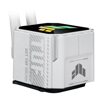 8. ASUS TUF Gaming LC III 360 ARGB White Edition Obudowa komputera Chłodnica cieczy all-in-one 12 cm Biały