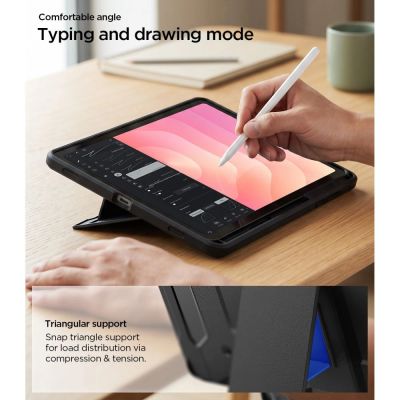 10. Etui Spigen Tough Armor Pro na Samsung Galaxy Tab S12+ 12.6" - czarne