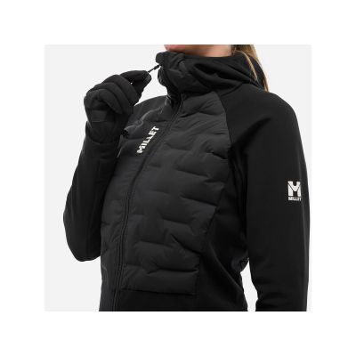 4. Kurtka narciarska MILLET PIERRAENT HYBRID HOOD czarna