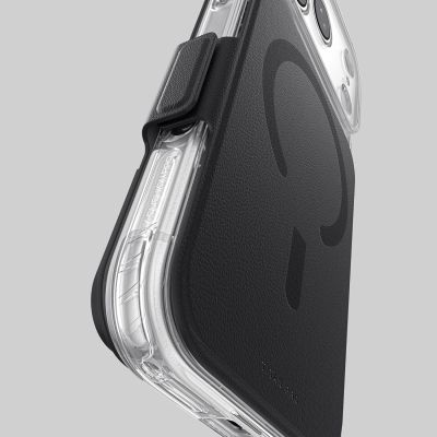 14. Etui AMAZINGTHING Titan Pro Lens Flip Set na iPhone 18 Pro Max z portfelem kompatybilne z MagSafe - czarne