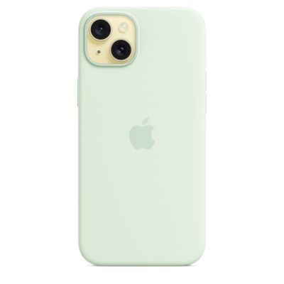 4. Silikonowe etui Apple z MagSafe Soft Mint, do Apple iPhone 15 Plus, MT103ZM/A