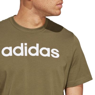 12. Koszulka adidas Essentials Single Jersey Linear Embroidered Logo Tee M IC9280