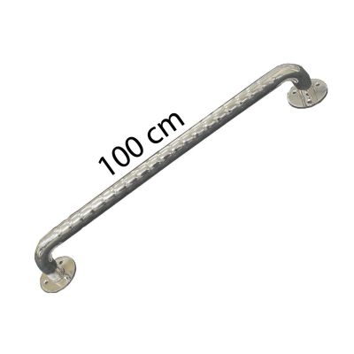 2. Poręcz łazienkowa stali nierdzewnej karbowana 100CM