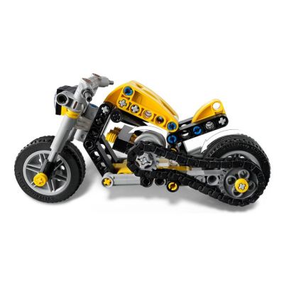 6. LEGO Technic 42225 - Żółty motocykl