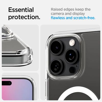12. Etui Spigen Ultra Hybrid ”T” Mag MagSafe na iPhone 16 Pro Max - białe