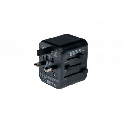 7. Verbatim 49544 adapter wtyczek zasilających Uniwersalne Czarny