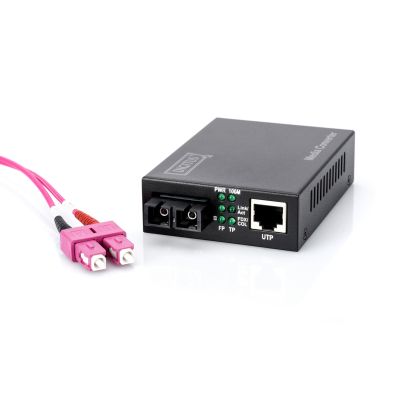 9. Digitus DN-82020-1 konwerter sieciowy 100 Mbit/s 1310 nm Multifunkcyjny Czarny