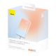 11. Powerbank Baseus Popsicle 5200mAh 20W z wbudowanym kablem Lightning (+ biały kabel Baseus Simple USB-C - USB-C 60W/20V/3A/30cm) - niebiesko-pomarańczowy