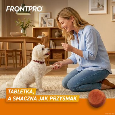3. FRONTPRO Tabletki na pchły i kleszcze dla psa (2-4 kg) - 3x 11,3mg