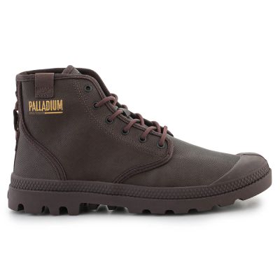 7. Buty Palladium PAMPA HI COATED U 74375-249-M Dark Cocoa