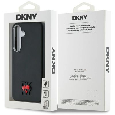 8. Etui DKNY Leather Heart of NY na Samsung Galaxy S25 - czarne