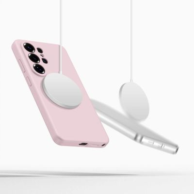 4. Etui Tech-Protect Silicone MagSafe na Samsung Galaxy S26 Ultra - różowe
