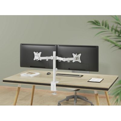 9. Equip 650167 uchwyt / stojak do monitorów 81,3 cm (32") Biurko Biały