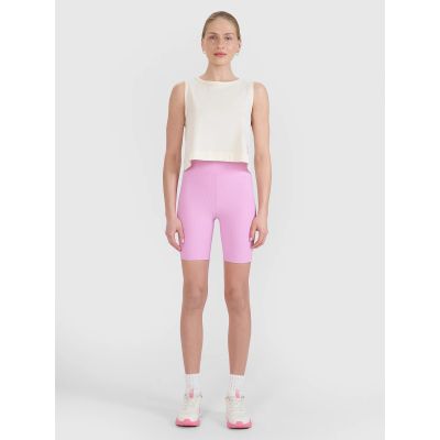 6. Top regular z nadrukiem damski 4F 4FWSS25TSLEF118-11S